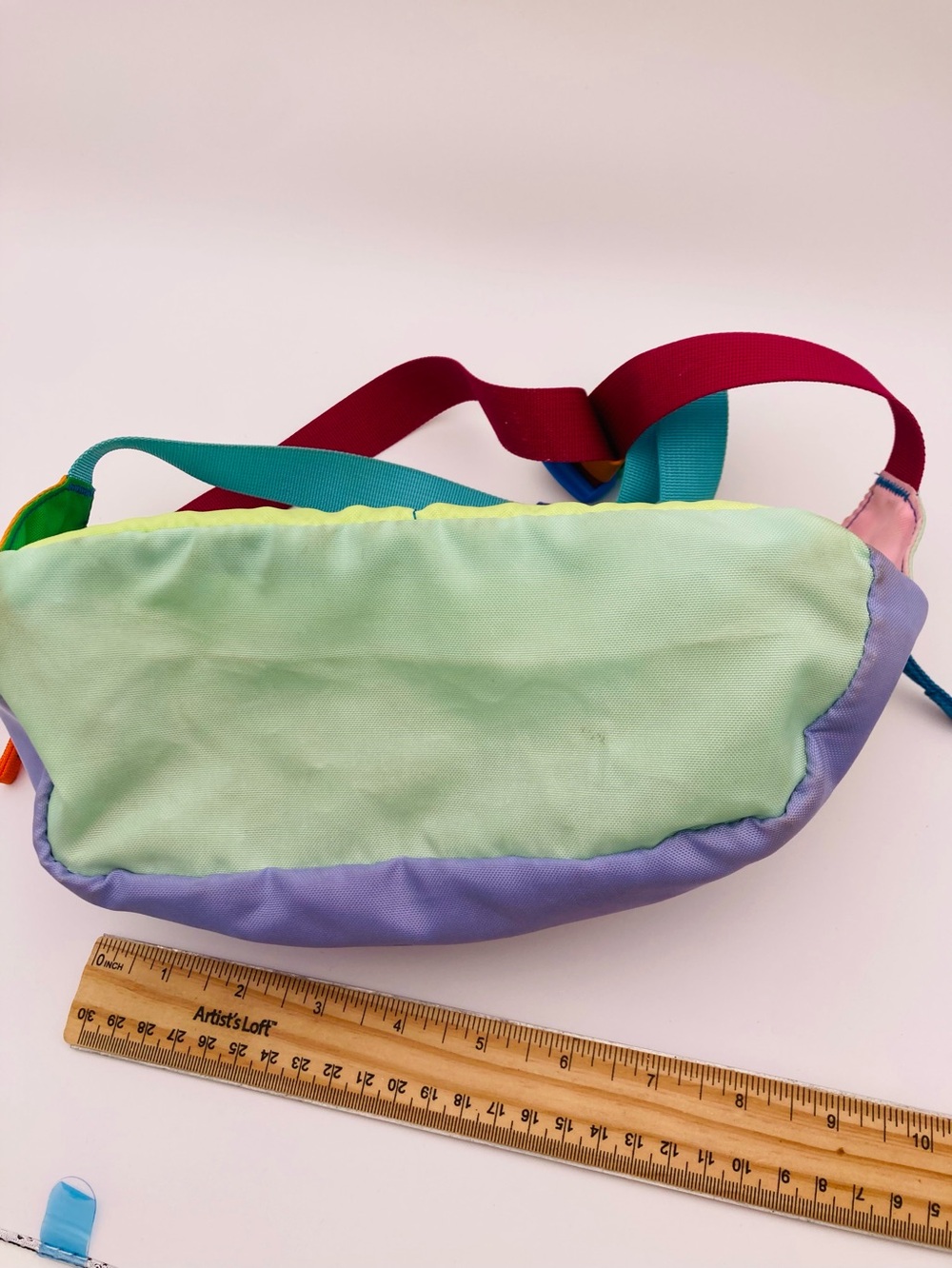 EUC Cotopaxi Multicolor Fanny Pack - Purple/Green - Picture 6 of 7
